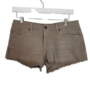 BLANKNYC (29) Taupe Frayed Hem Cutoff Shorts- Coastal Cowgirl Western Colored